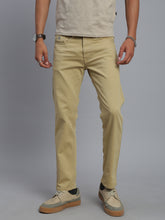 Soft Khakhi Comfort Slim Fit Stretchable Jeans