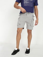 Light Gray Relax Fit Shorts