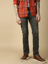 Vintage Dark Gray Slim Fit Stretchable Jeans
