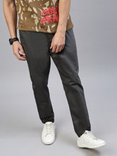 Gray Slim Fit Men’s Cotton Pants