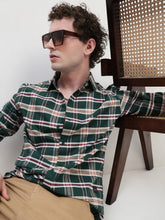 Oxford Checks Full Sleeve Slim Fit Shirt Without Pocket