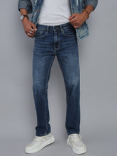 Mild Blue Regular Straight Fit Stretchable Jeans