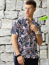 Printed Viscose Half Sleeve Shirt Without Pocket