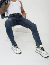 Vintage Blue Slim Fit Stretchable Jeans