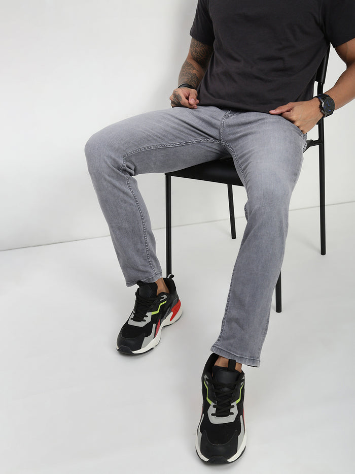 Gray Slim Fit Jeans