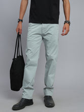 Sky Gray Comfort Slim Fit Chinos Paint