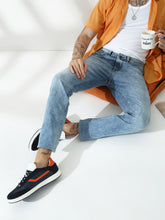 Light Blue Slim Fit Stretchable Jeans