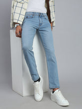 Ice Blue Comfort Slim Fit Stretchable Jeans