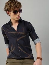 Satin Print Shirt Without Pocket
