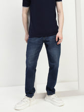 Dark Blue Relax Fit Stretchable Jeans