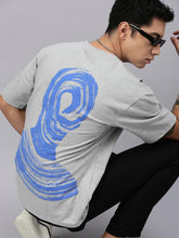 Printed Round Neck Oversize Half Sleeve T-Shirt