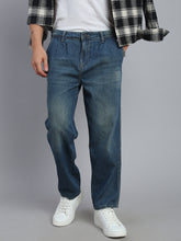 Vintage Blue Straight Fit Jeans