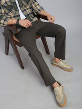 Olive Straight Fit Chinos Paint