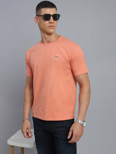 Rust Peach Polo Cotton T-Shirt