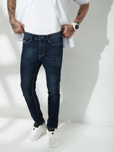 Dark Blue Slim Fit Stretchable Jeans