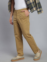 Khakhi Straight Fit Chinos Paint