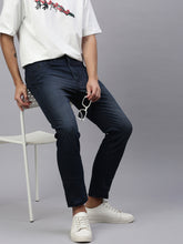 Dark Blue Straight Stretchable Jeans