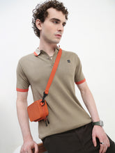 Khakhi Polo Cotton T-Shirt