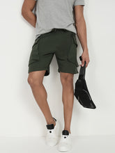 Bottel Green Relax Fit Shorts