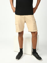 Beige Relax Fit Shorts