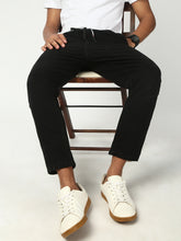 Black Anti Fit Stretchable Jogger