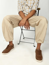 Beige Parachute Cotton Pant