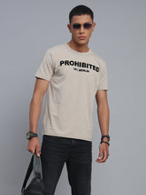 Beige Polo Cotton T-Shirt