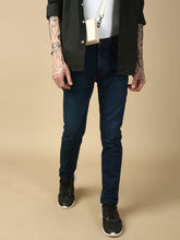 Vintage Dark Blue Slim Fit Stretchable Jeans