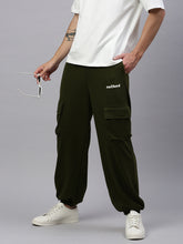 Military Green Cotton Oversize Lower