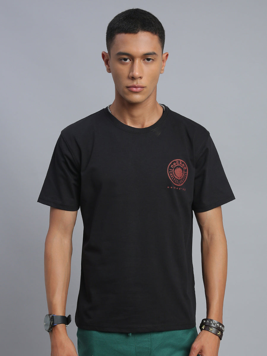 Black Polo Cotton T-Shirt