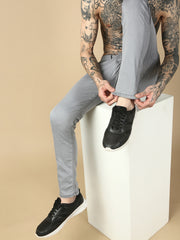 Mild Gray Slim Fit Stretchable Jeans