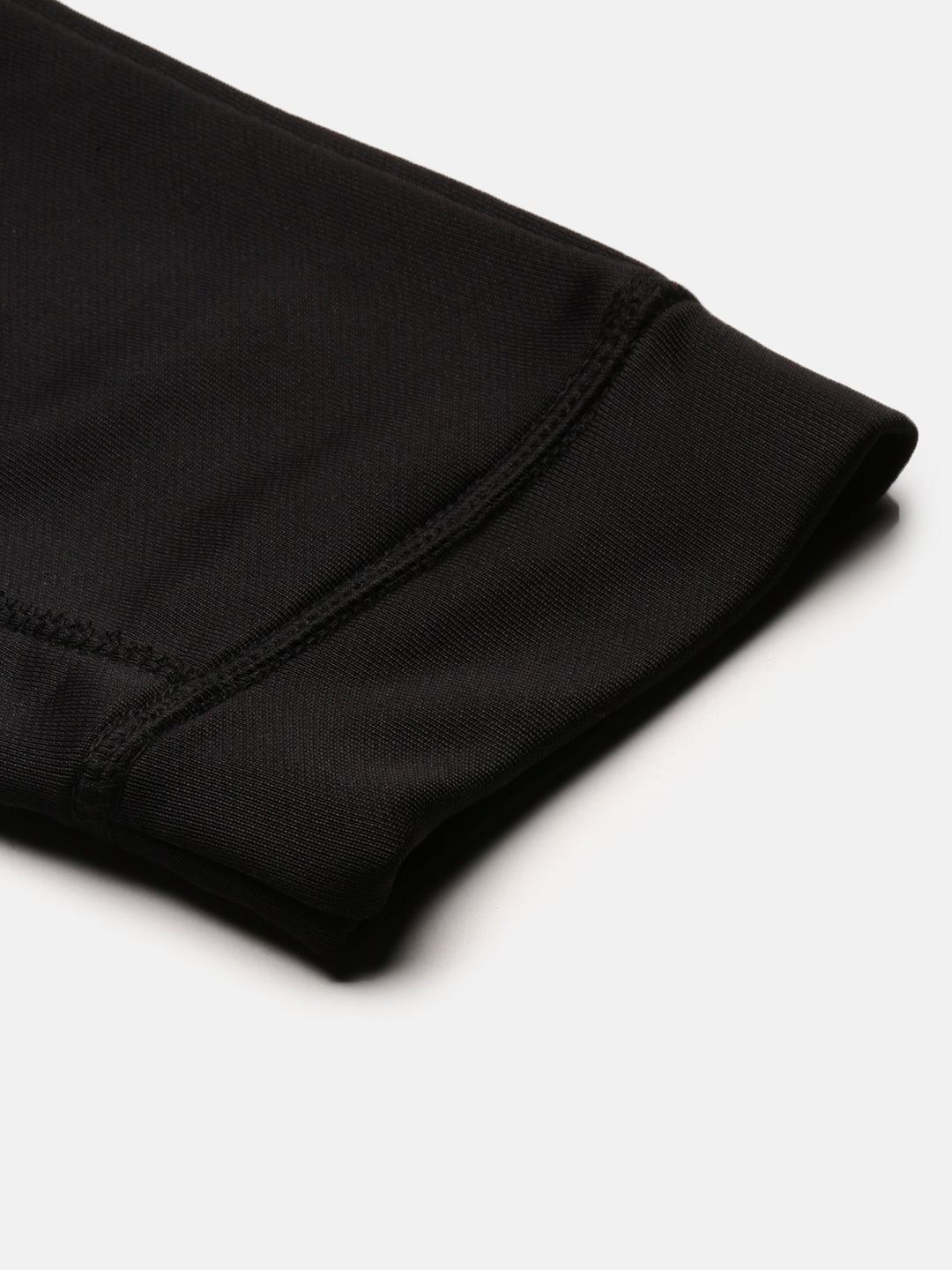 Black Cotton Polyster Looper Men's Lower