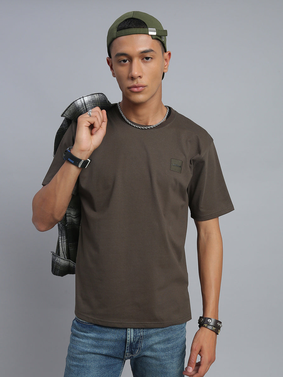 Army Green Polo Cotton T-Shirt