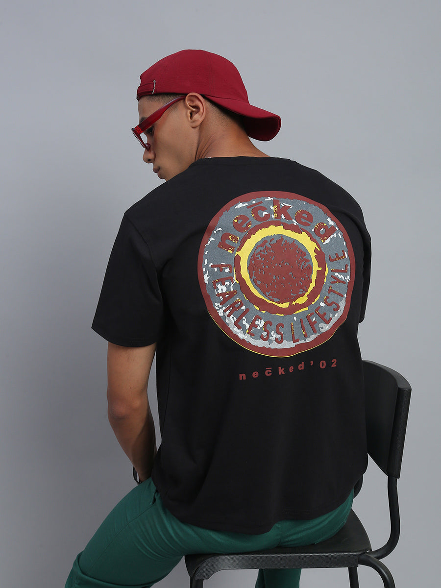 Black Polo Cotton T-Shirt