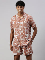 Printed Regular Fit Co-Ords For Men’s