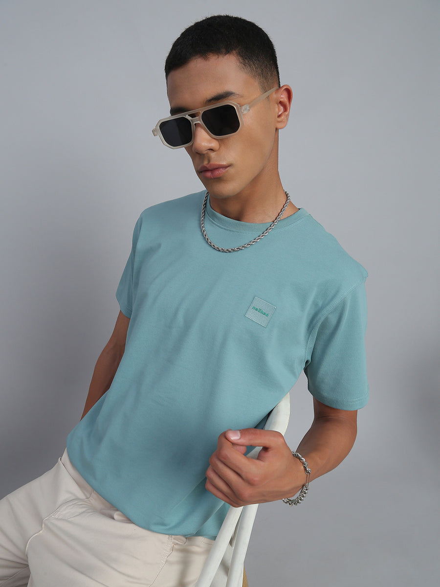 Dusty Mint Polo Cotton T-Shirt