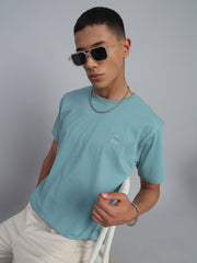 Dusty Mint Polo Cotton T-Shirt