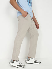 Beige  Relax Fit Cross Pocket  Lower