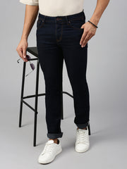 Dark Blue Raw Wash Comfort Jeans