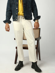 Off White Relax Fit Cross Pocket Cotton Pant