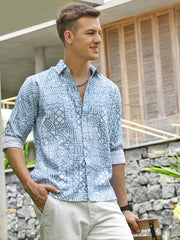 Printed Full Sleeve Shirt Without Pocket