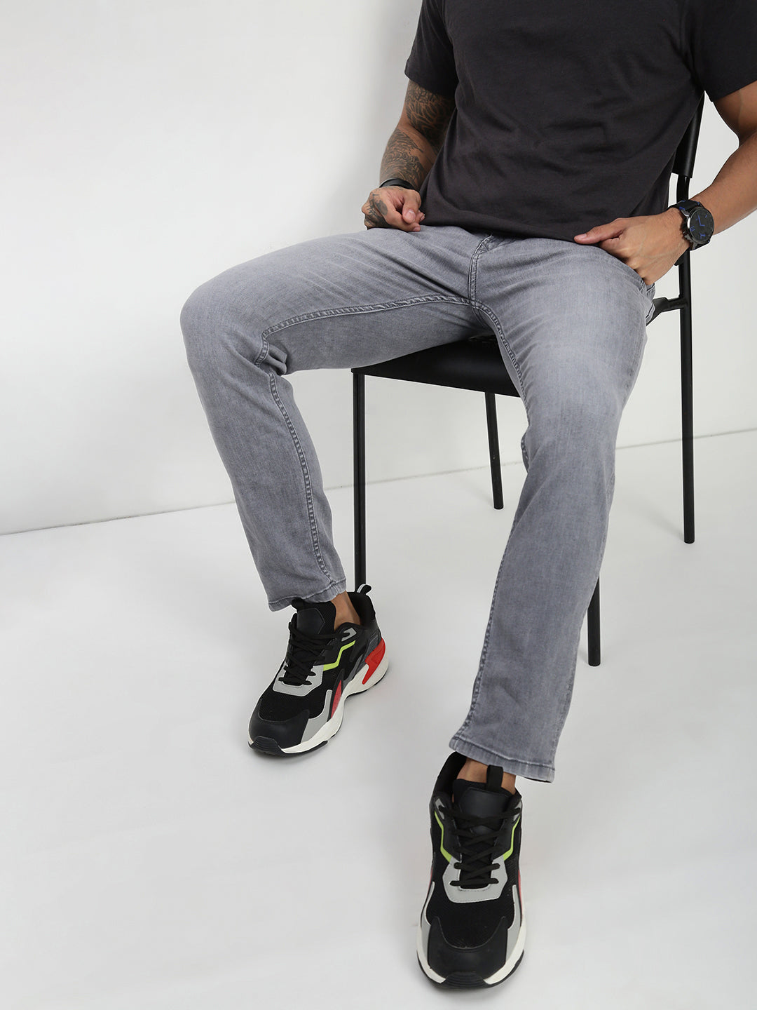 Gray Slim Fit Jeans