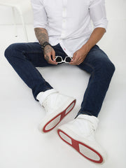 Blue Slim Fit Stretchable Jeans