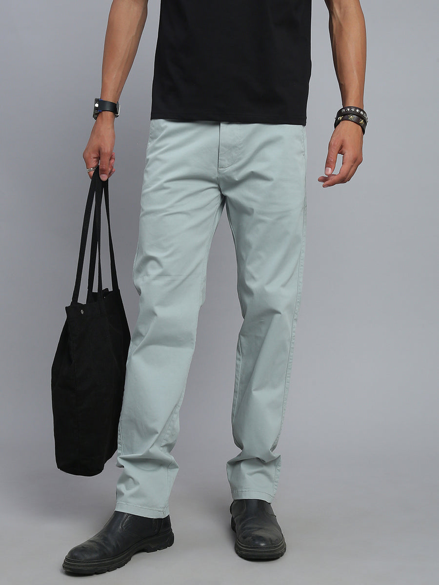 Sky Gray Comfort Slim Fit Chinos Paint