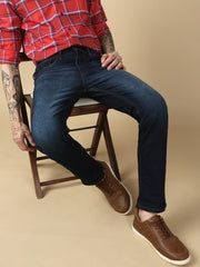 Dark Blue Slim Stretchable Jeans