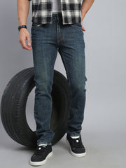 Dark Blue Comfort Slim Fit Stretchable Jeans