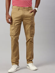 Khakhi men’s premium cotton cargo pants