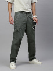 Evergreen Fog Loose Fit Cargo