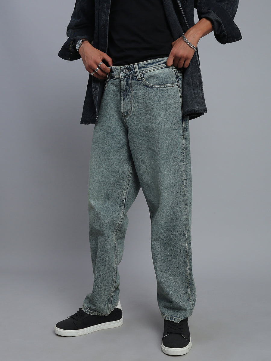 Blue Vintage Ultra Baggy Fit Jeans