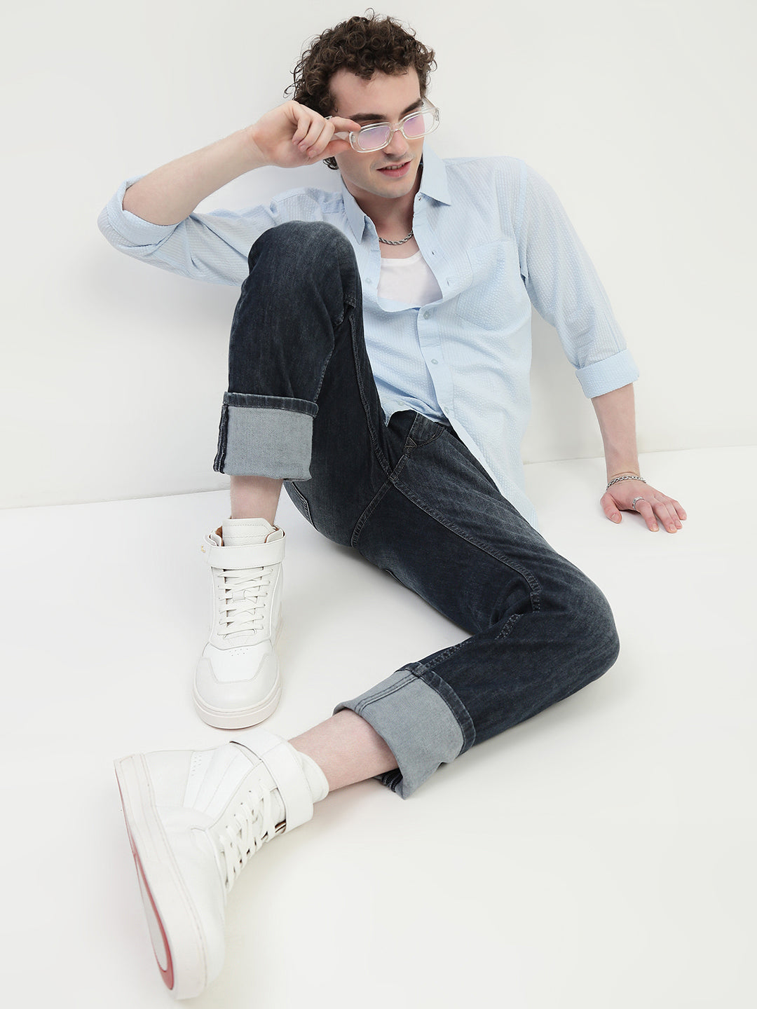 Dark Blue Comfort Slim Fit Stretchable Jeans